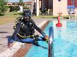 Filippo Molina Idc Staff Instructor Padi - lezione in piscina